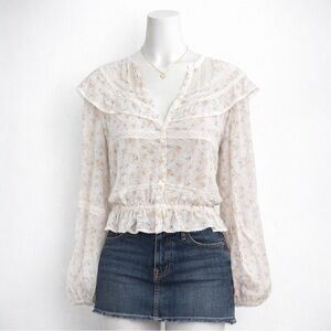 LoveShackFancy Austen Top in Sterling